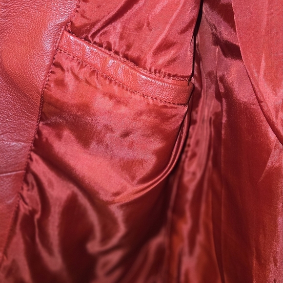 Leather Jacket by Leather U.S.A. Woman's Medium - Picture 12 of 13